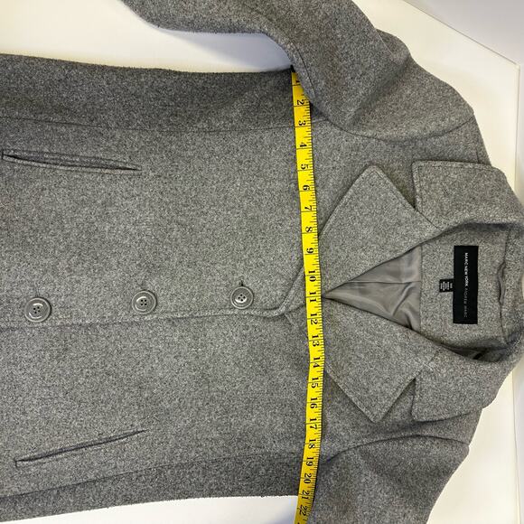 Marc New York by Andrew Marc Women’s Gray Wool Coat - Size Medium - Picture 6 of 10